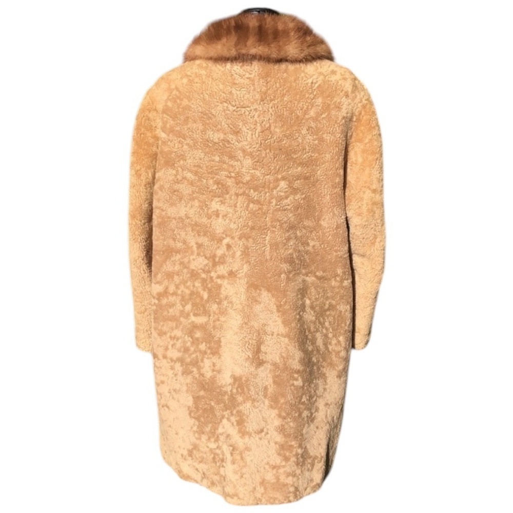 Vintage Lamb & Mink Fur long coat + FREE GIFT - Picture 5 of 9